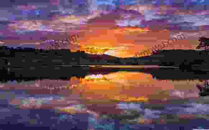 A Beautiful Sunset Over A Lake Given To The Earth (Given Duet 2)