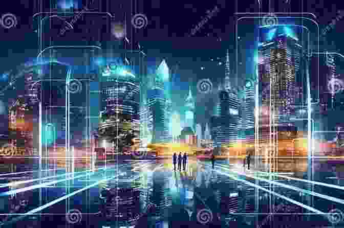 A Bustling Futuristic City From The World Of 'Bound By Her,' Where Cyborgs And Humans Interact. Her Cyborg: A SciFi Cyborg Romance (Bound By Her 1)