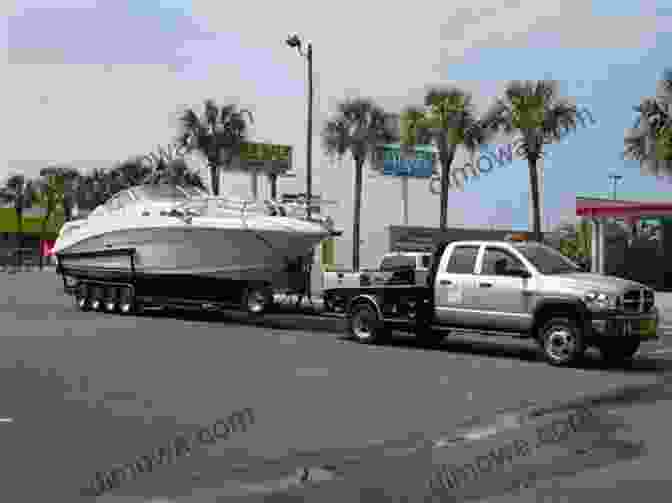 A Car Towing A Boat Trailer On The Highway The Complete Guide To Trailering Your Boat: How To Select Use Maintain And Improve Boat Trailers
