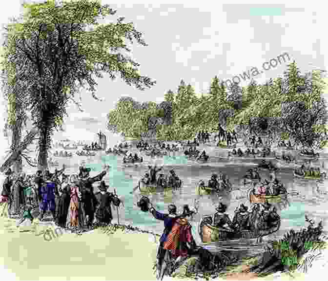 A Group Of Settlers Arriving In Rhode Island Rhode Island: A History (States The Nation)