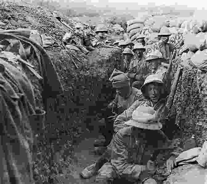 A Group Of Soldiers Standing In A Trench During World War I. Shadows Of War Theodore Brun