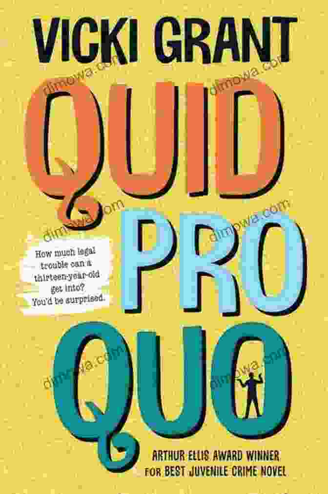 A Photo Of Vicki Grant, The Author Of 'Quid Pro Quo', Smiling And Holding A Copy Of Her Book. Quid Pro Quo Vicki Grant