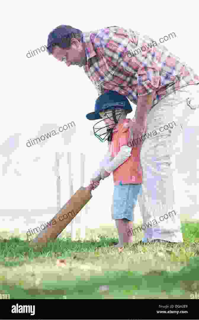 A Photograph Of A Father And Son Playing Cricket Together My Song Shall Be Cricket: The Autobiography Of Franklyn Stephenson