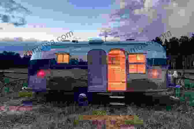 A Restored Vintage Airstream Trailer Parked In A Field Restoring A Dream: My Journey Restoring A Vintage Airstream
