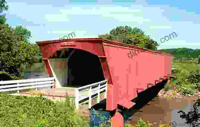 A Scenic View Of The Iconic Covered Bridges In Madison County, Iowa, Featured Prominently In The Novel And Film Adaptation. The Bridges Of Madison County