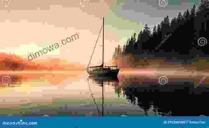 A Serene View Of A Boat Gliding Through A Tranquil Lake In The Havel Region Cruising The Canals Rivers Of Germany