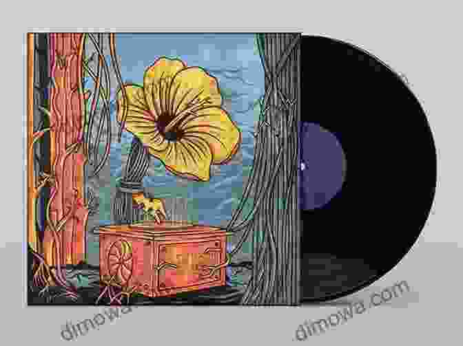 A Vinyl Record With The Cover Art From The Novel DJ Rising Love Maia