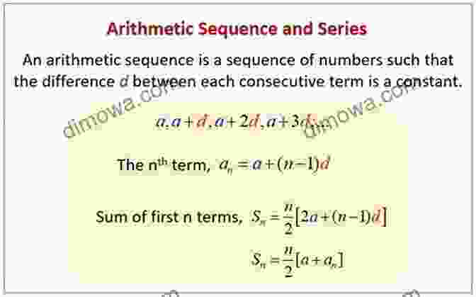 Advanced Topics In Arithmetic Sequences You Can Do Math: Arithmetic Sequences
