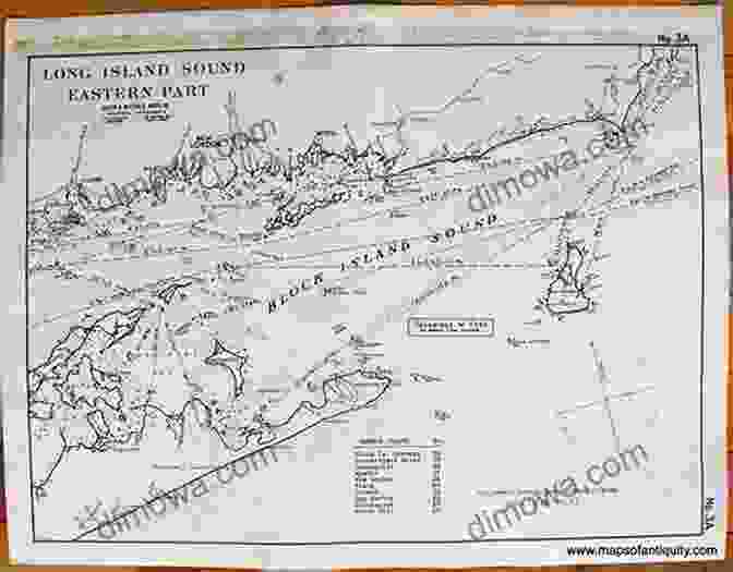 An Old Map Of Long Island Sound During The Colonial Era, Showing The Settlements And Infrastructure Established By European Colonists. This Fine Piece Of Water: An Environmental History Of Long Island Sound