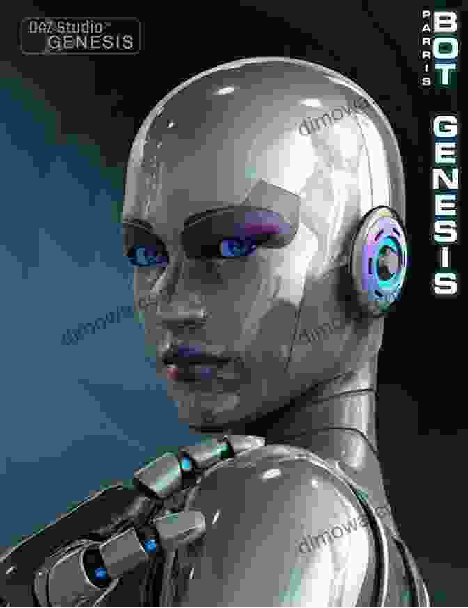Anya, The Cyborg Protagonist Of 'Bound By Her,' With Her Sleek Metallic Exterior And Compassionate Heart. Her Cyborg: A SciFi Cyborg Romance (Bound By Her 1)