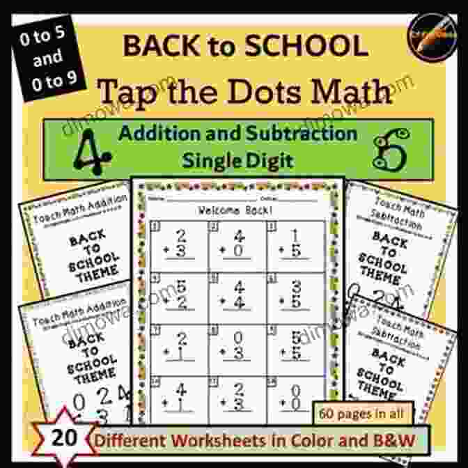 Back To School Single Digit Addition Book Cover Back To School Single Digit Addition