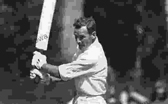 Bert Sutcliffe In Action During A Match The Last Everyday Hero: The Bert Sutcliffe Story