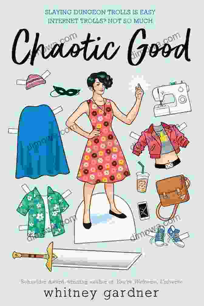Cover Of 'Chaotic Good' By Whitney Gardner, Featuring A Swirling Vortex Of Colors And A Woman's Silhouette Chaotic Good Whitney Gardner