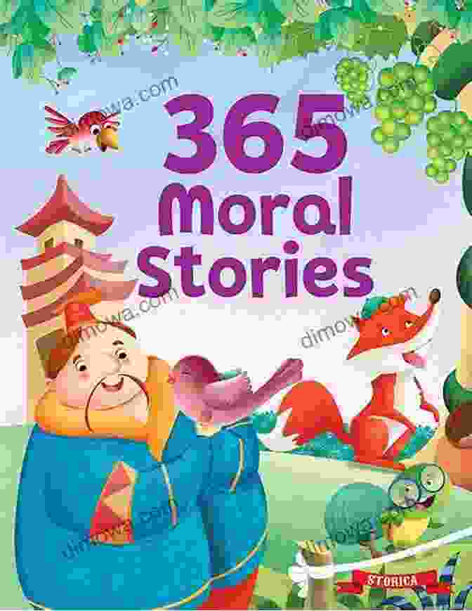 Cover Of The Book 'Moral Stories For Kids Aged 6 To 10' Featuring A Group Of Children Listening To A Storyteller MORAL STORIES : Moral Stories For 2 To 10 Year Old Kids