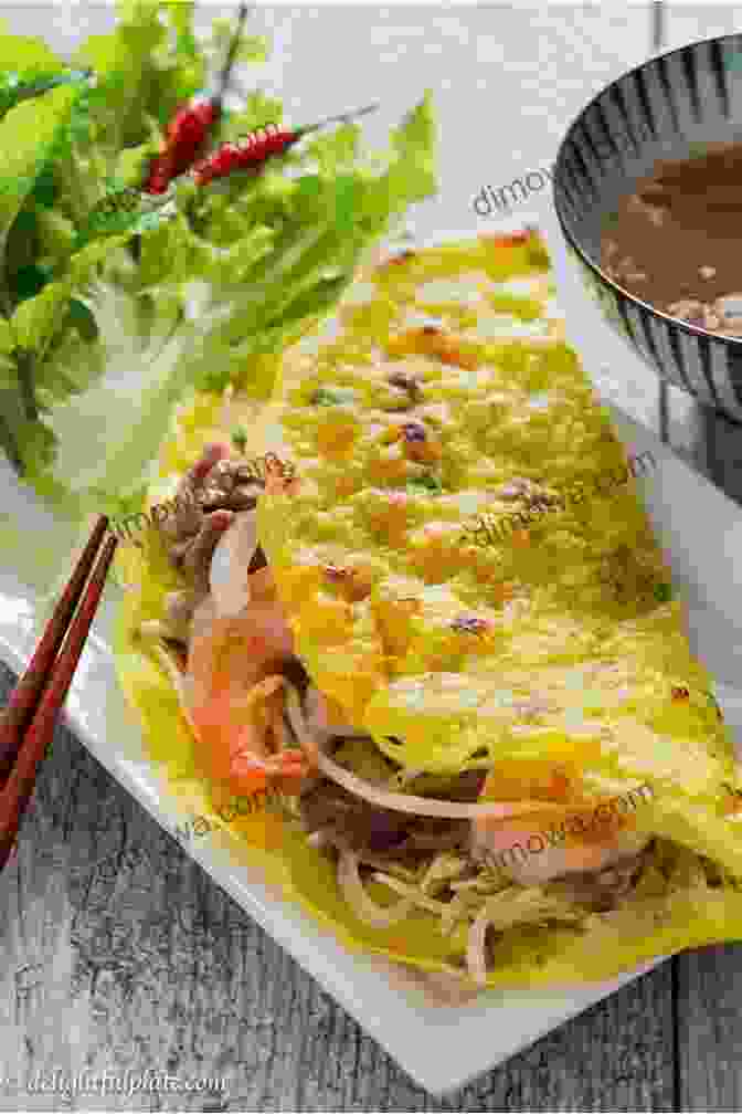 Crispy Crepe Filled With Pork And Shrimp In Banh Xeo Top 10 Foods Worth Trying In Hanoi Vietnam: Edition