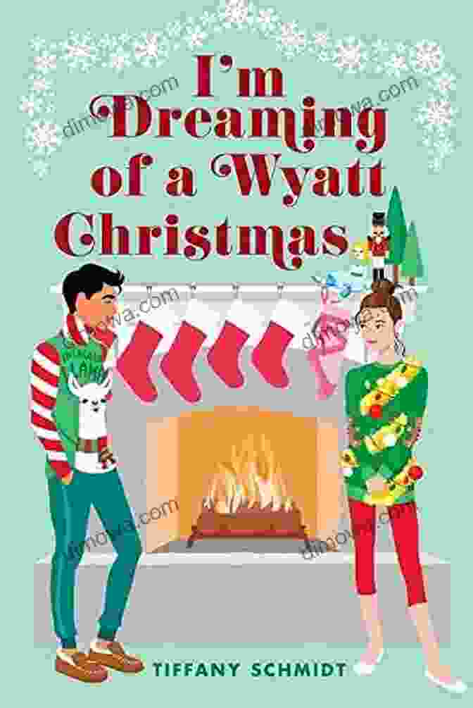 Dreaming Of Wyatt Christmas Book Cover Featuring A Snowy Cabin, Twinkling Lights, And A Couple Embracing I M Dreaming Of A Wyatt Christmas