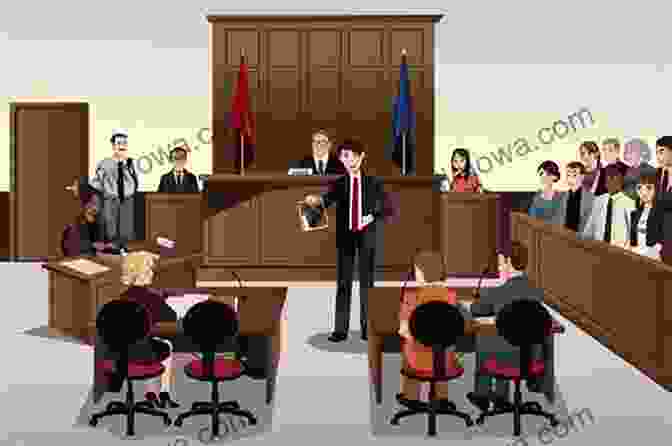 Image Of A Courtroom Scene With A Judge And Jury Does The Bill Of Rights Give Me Freedom? Government For Kids Children S Government