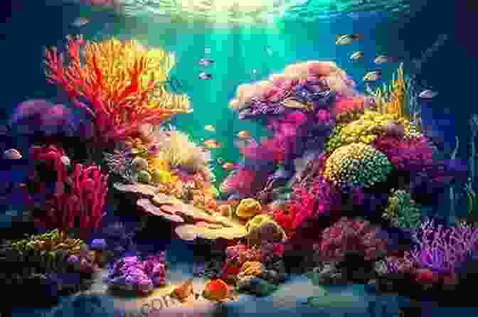 Image Of A Vibrant Coral Reef Teeming With Colorful Fish And Marine Life. Coral Reefs: An Ecosystem In Transition