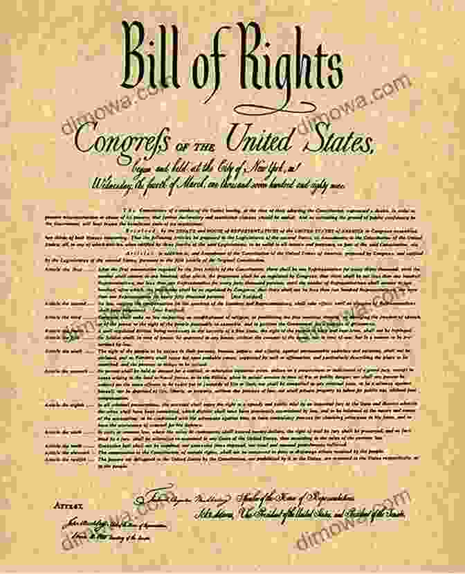Image Of The Bill Of Rights Document Does The Bill Of Rights Give Me Freedom? Government For Kids Children S Government