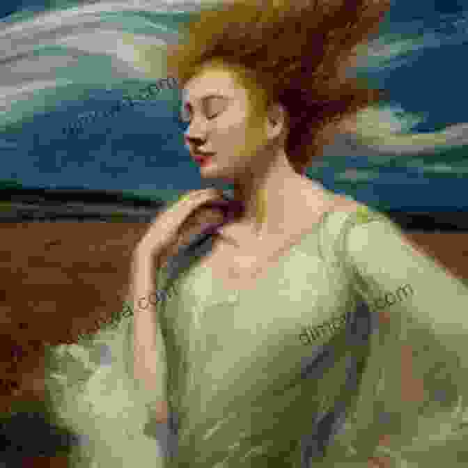 Isadora, The Girl With The Flaming Red Hair, Standing In A Field, Her Hair Billowing In The Wind The Girl With The Flaming Red Hair