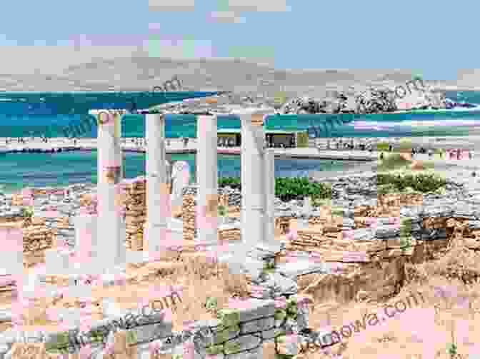 Panoramic View Of The Ancient Ruins Of Delos Delos Rheneia Blue Guide Chapter (from Blue Guide Greece The Aegean Islands)
