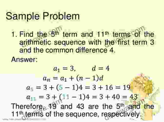 Problem Solving With Arithmetic Sequences You Can Do Math: Arithmetic Sequences
