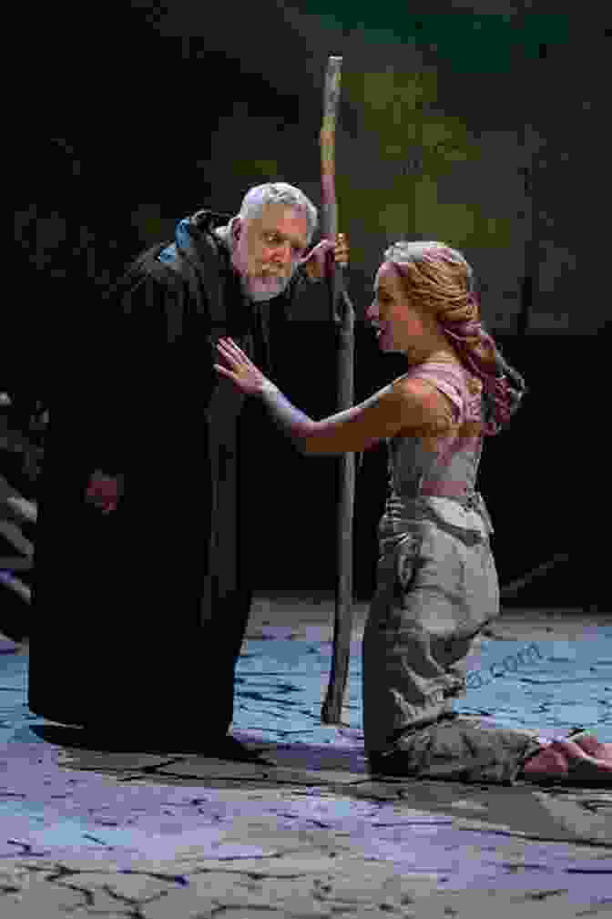 Prospero, A Powerful Magician, Gazes Lovingly At His Daughter, Miranda. The Tempest: Play By William Shakespeare
