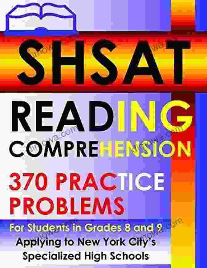 SHSAT Reading Comprehension 370 Practice Problems Book Cover SHSAT Reading Comprehension 370 Practice Problems