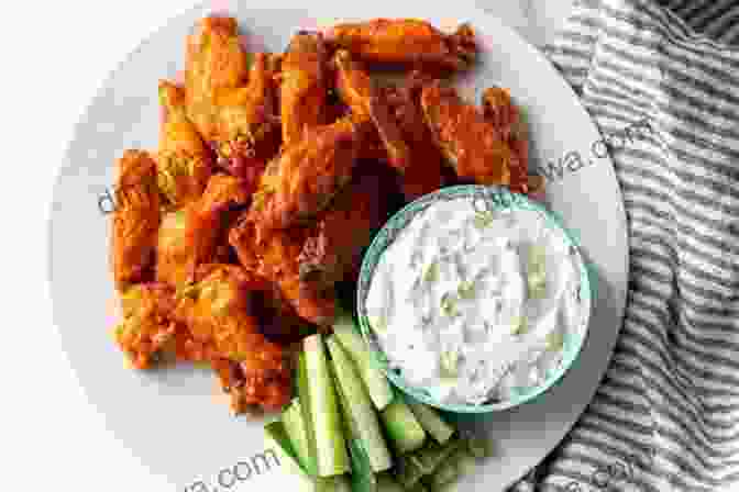 Spicy Buffalo Chicken Wings With Blue Cheese Dressing Air Fryer Master: 30 Amazingly Easy Air Fryer Recipes To Roast Bake And Grill Healthy Fried Meals For Any Budget