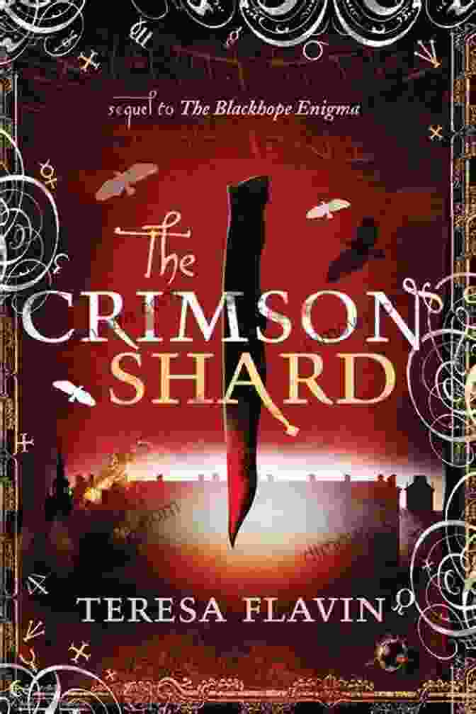 The Crimson Shard Book Cover Featuring A Mysterious Woman Holding The Enigmatic Artifact The Crimson Shard (Blackhope Enigma)