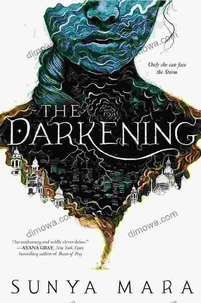 The Darkening Duology Book Cover Featuring A Woman With Glowing Eyes In A Dark Forest The Darkening (The Darkening Duology 1)