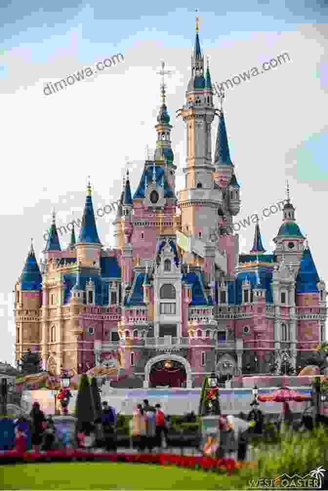 The Enchanting Enchanted Storybook Castle At Shanghai Disneyland, Surrounded By A Moat And Lush Greenery Building Magic Disney S Overseas Theme Parks