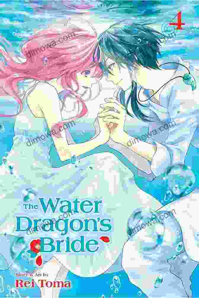 The Water Dragon Bride Vol. 1 Book Cover Featuring A Beautiful, Ethereal Woman With Flowing Hair And A Shimmering Dress, Standing Amidst A Breathtaking Landscape Of Waterfalls And Lush Greenery. The Water Dragon S Bride Vol 4