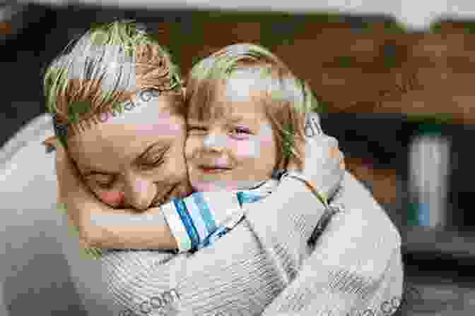 Two Children Embracing In A Warm And Affectionate Hug. Hidden In Hugs: A Christmas Story