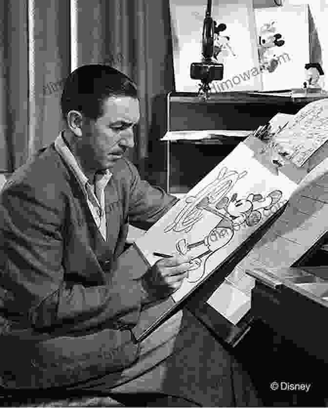 Walt Disney Sketching Mickey Mouse In His Garage Walt Disney S Garage Of Dreams