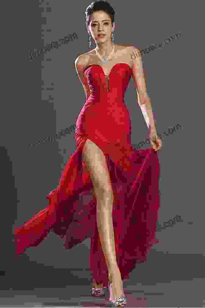 Woman In A Red Dress And High Heels Entering A Luxurious Party Guilty Gucci (Red Bottom Novels)